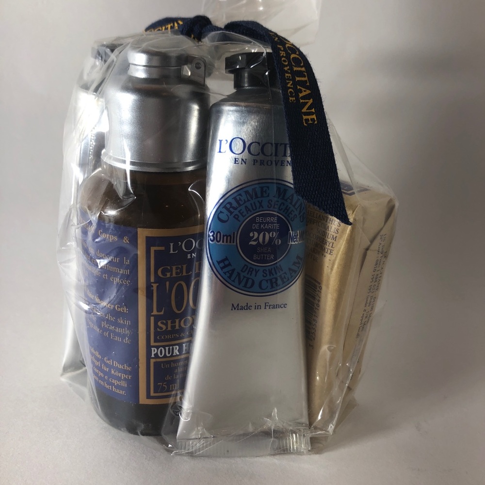 L’Occitane Men’s travel size 4 piece gift …